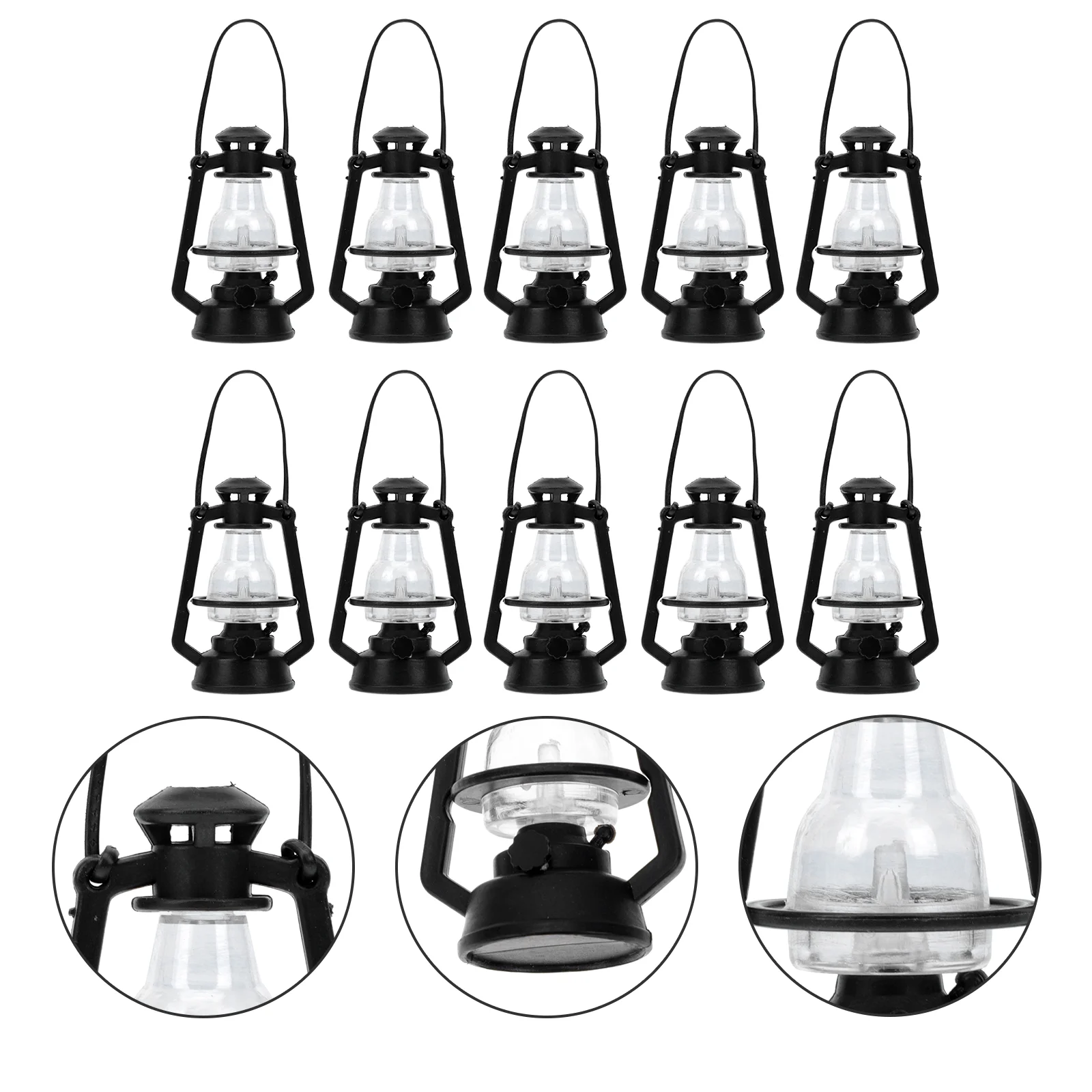 

Miniature Kerosene Lamp Retro Photo Props Fairy House Light Ornament Kitchen Decor Small Lights Vintage Home