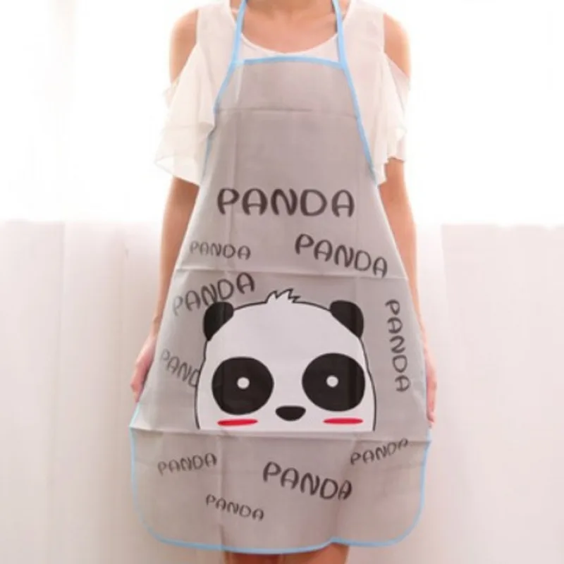 

Lovely Women Kitchen Apron Princess Cartoon Cute Plastic Animal Sleeveless Master Apron Kitchen Accessories Household Cleaning