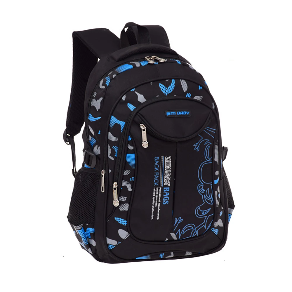 

Large capacity 2022 new boys lightweight backpack wear-resisting elementary children schoolbag kids students bag blue black