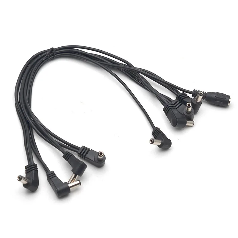 

Guitar Effector Pedal Daisy Chain 3/6/8 Way Power Cord Supply Splitter Cable 9V DC Adapter 5.5 X2.1mm Instrument Accessories