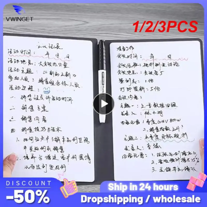

1/2/3 шт., стильная многоразовая кожаная доска-планировщик