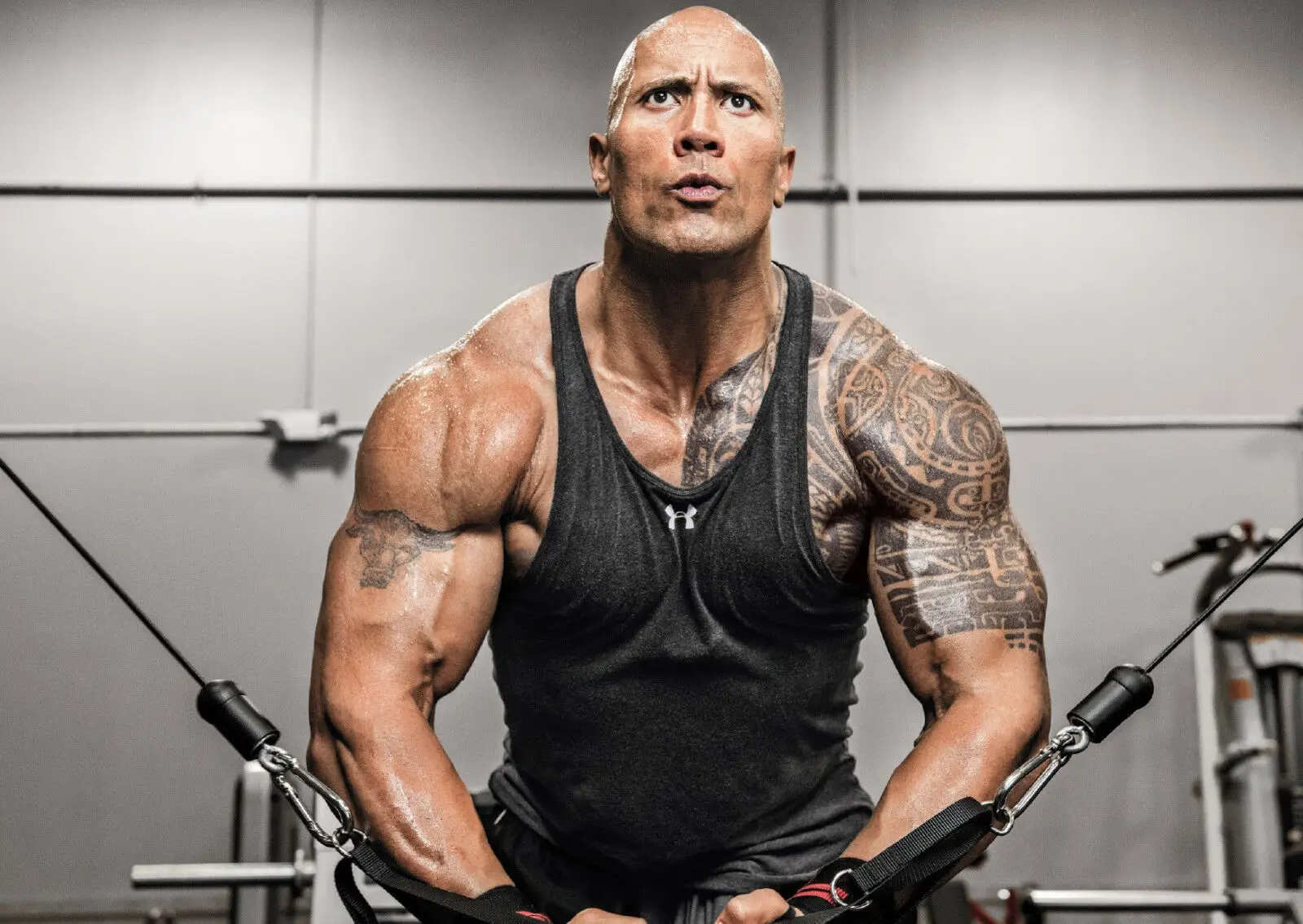 1 шт. гигантский настенный постер Dwayne 'The Rock' Johnson для бодибилдинга печать