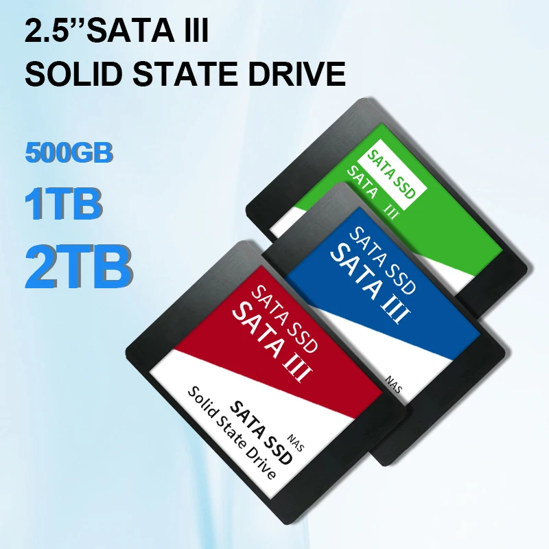 2.5 Inch SATAIII Internal Hard drive Original High Speed SSD 2TB/1TB Solid State Hard disk 500GB Drive HDD for Laptop/Desktop