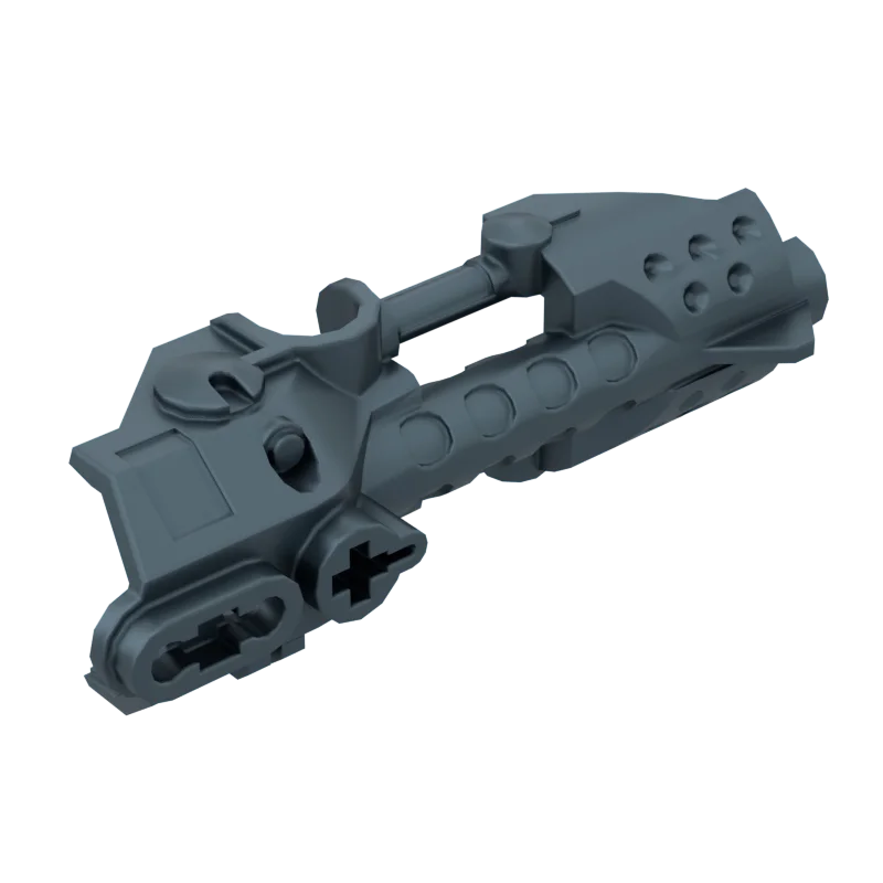 

1 шт., строительные блоки 98563, сферическая пусковая установка Zamor, верхняя половина с бочонком и зрением, модульная игрушка GBC насыпью для высокотехнологичного набора MOC