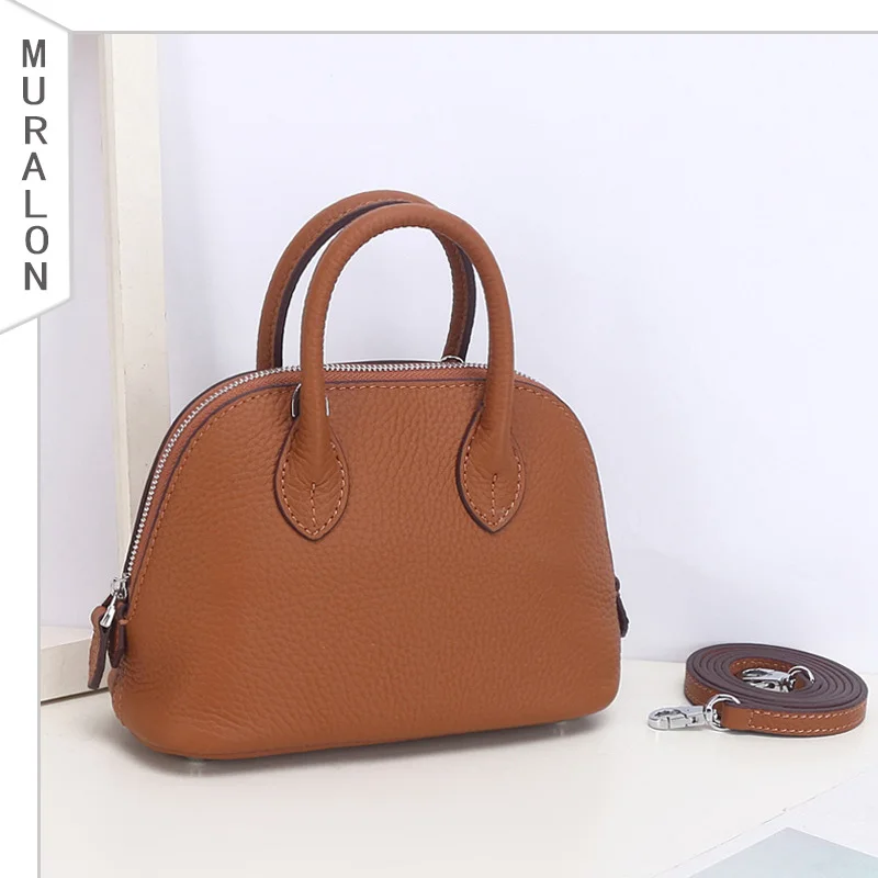 Fashion Mini Shell Bag Tote Bag Single Shoulder Crossbody Bag Quality Leather Women's Multi-purpose Handbag Purse Luxury Design