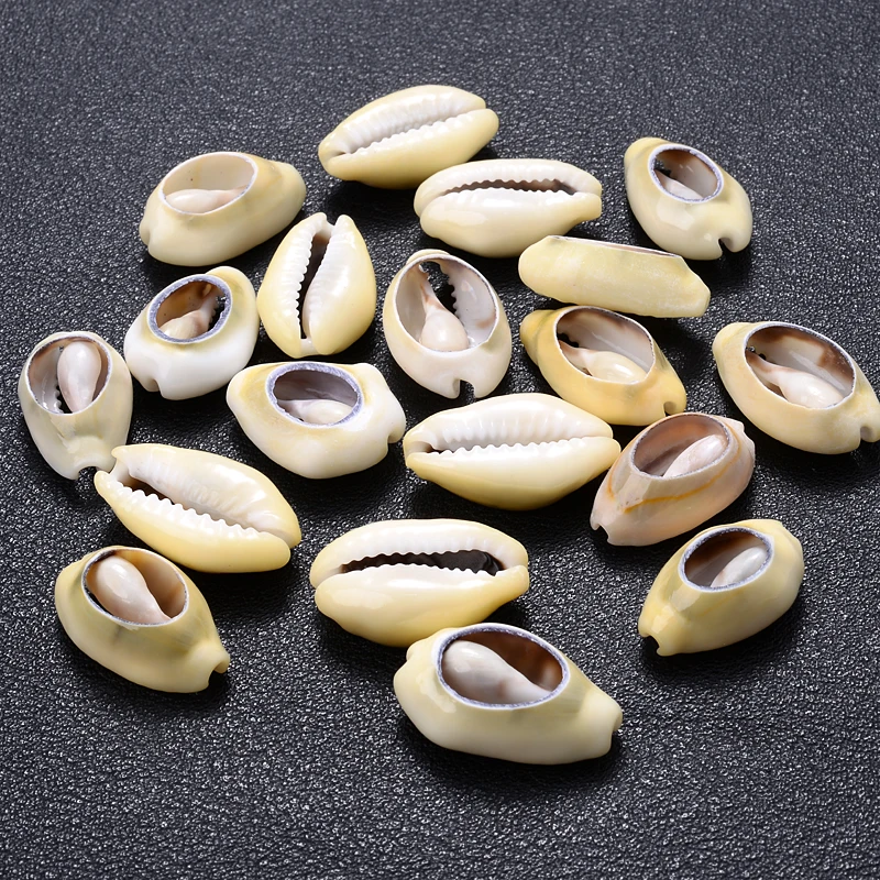 

Бусины-Ракушки натуральные овальные, 50 шт./лот