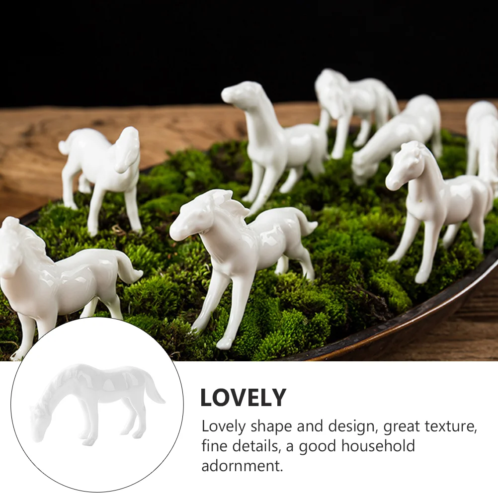 Мини-фигурка керамическая белая отделка орнамент миниатюрная игрушка с микро