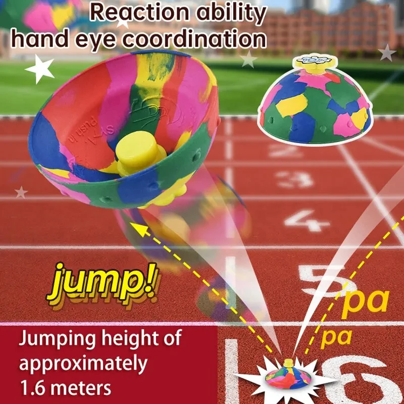 Хип-хоп прыгающий мяч с полубоковой опорой антистрессовые фиджеты игрушки для