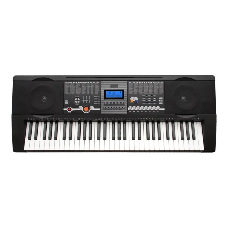 

HUASHENG Performance Type Electric Keyboard Piano 61 Keys Touch Teaching Function 8 Percussions 30 Demo Songs Electric Organ