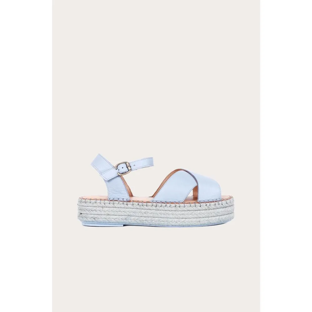 

Черные кожаные женские сандалии Espadril