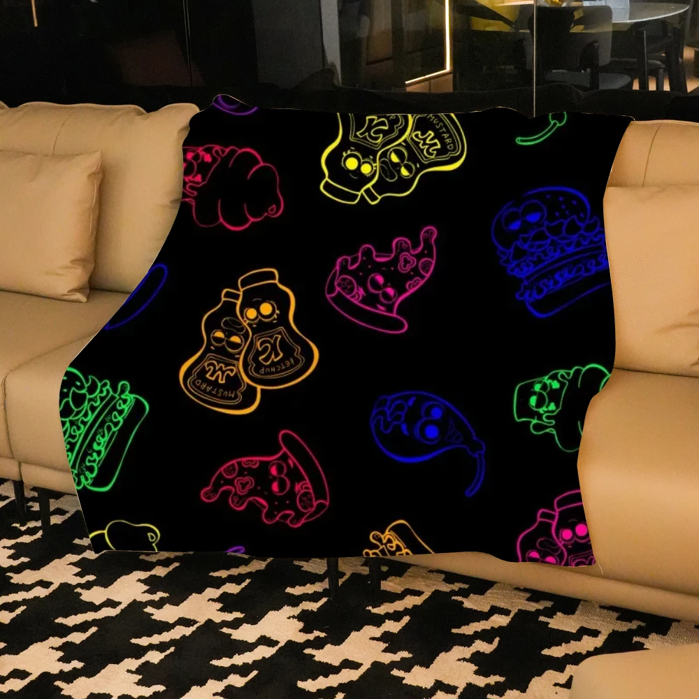 Новые Индивидуальные одеяла фланелевое одеяло в мультяшном стиле мягкое