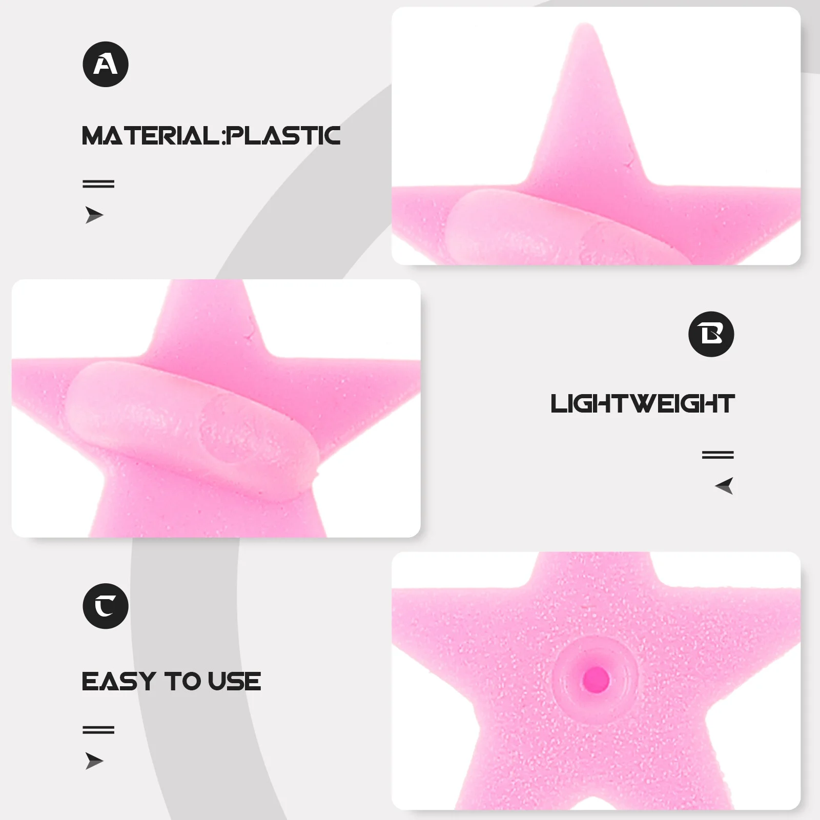 100 Pcs Retainer Pin Keepers Brooch Locking Backs Plastic Enamel Supplies Locks Pins