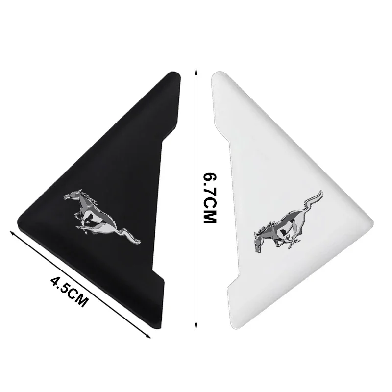 2pcs Silicone Car Door Corner Cover Anti-Scratch Protector Auto Accessories For Mustang 2.3T Shelby GT350 GT500 GT 2015-2017