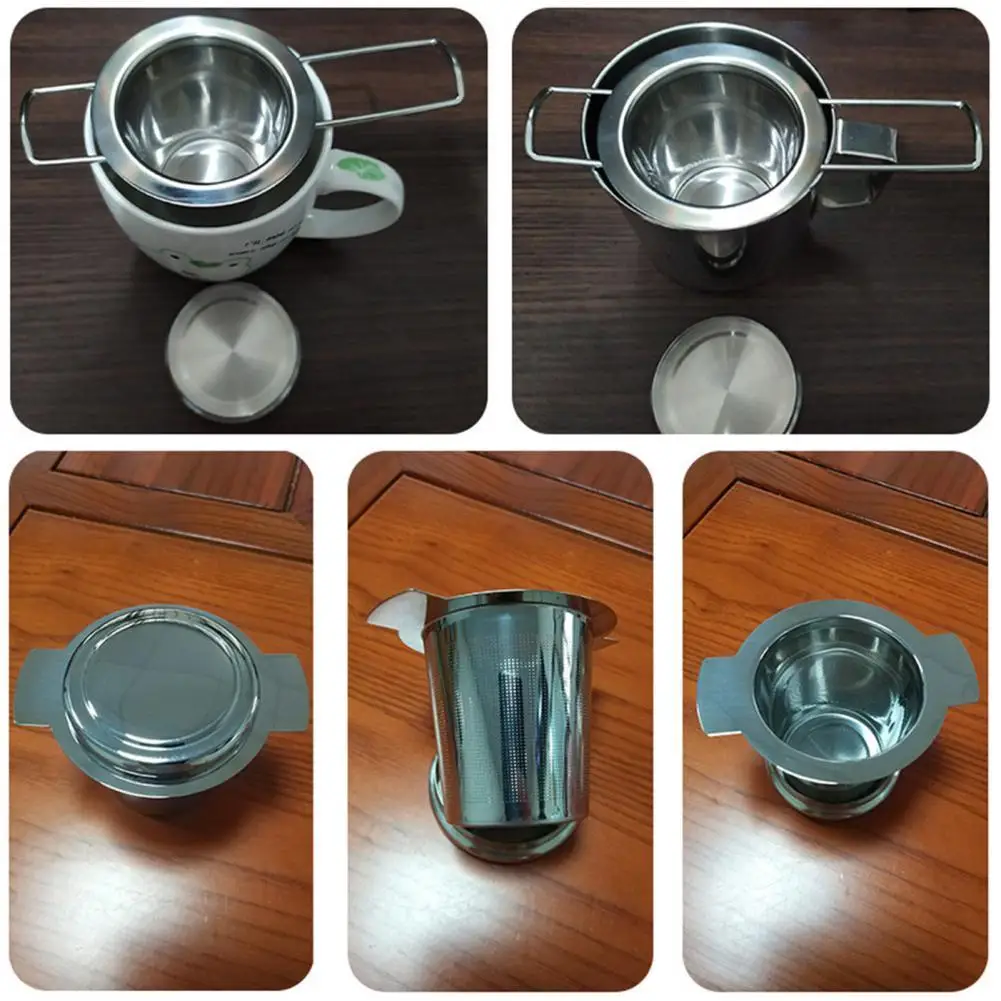 

Антидеформированный многоразовый складной бесшовный фильтр для чаши с ручкой