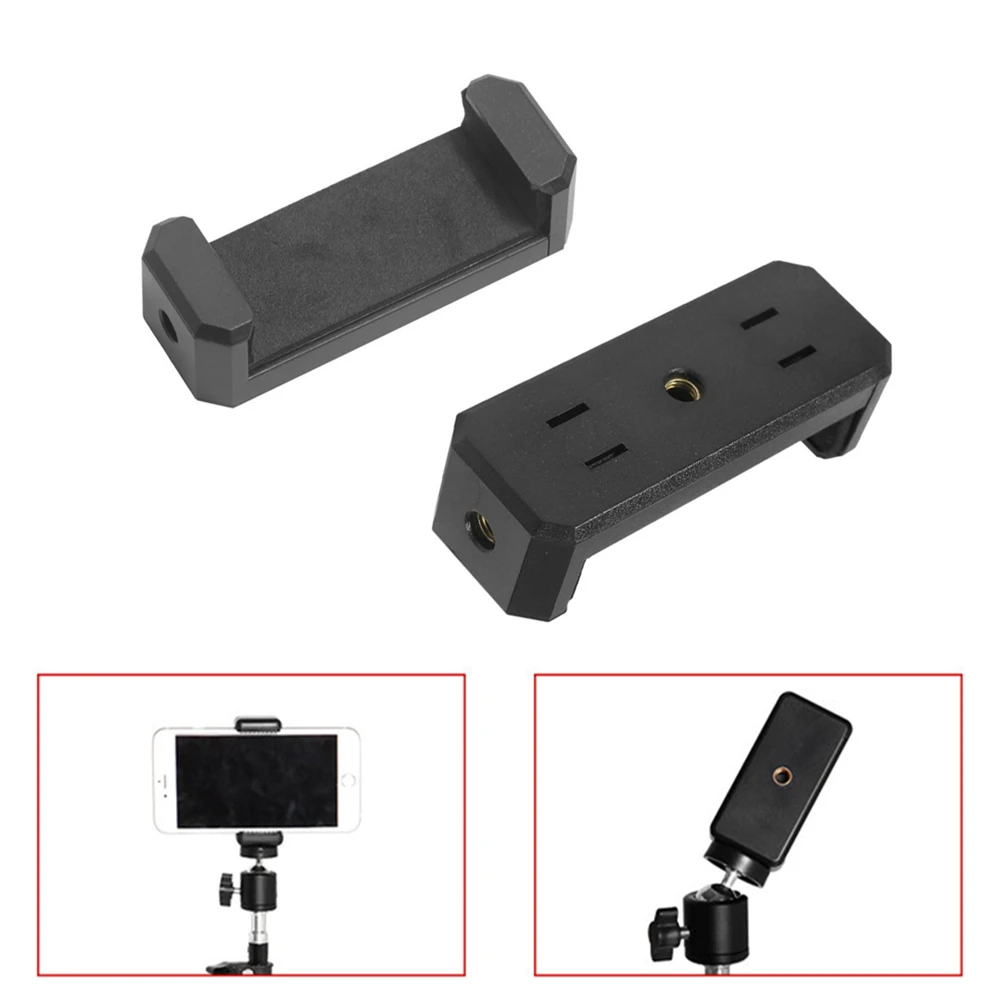 

Universal Microphone Stand Tripod Bracket Phone Holder Clip For Camera Live Video Standard 1/4 Inch Threaded Hole Phone Clamp