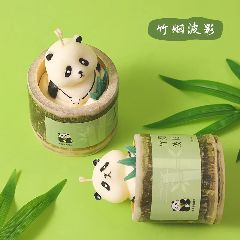 Свеча для ароматерапии в виде панды ручной работы свадьбы сопровождении