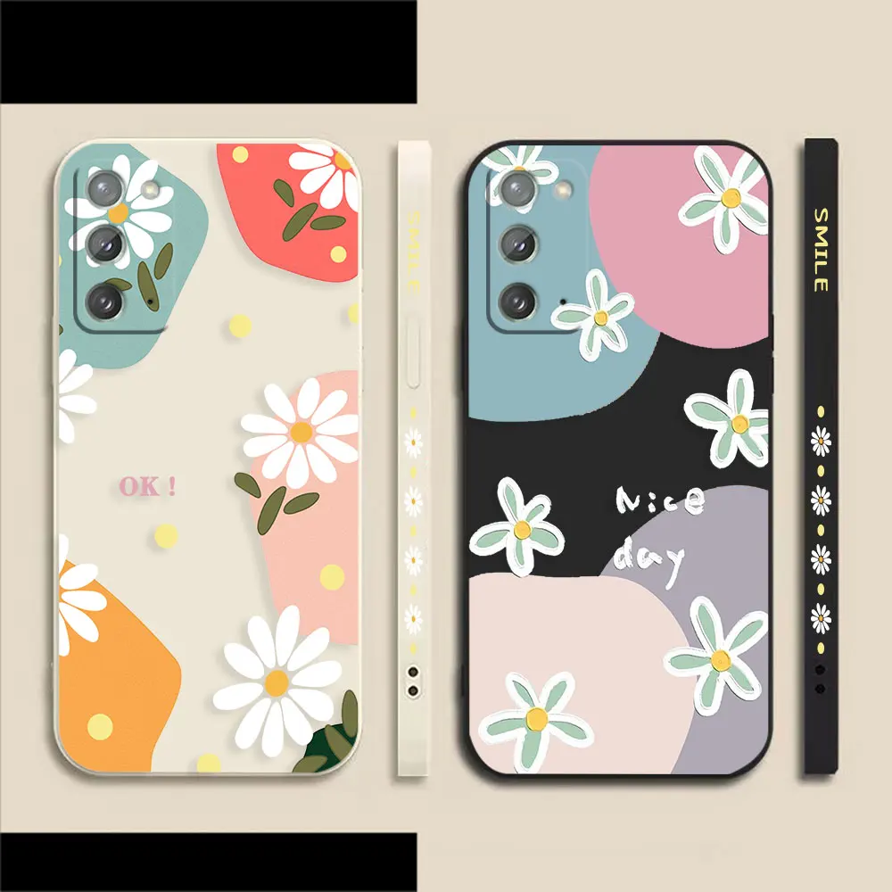 

Sunny Flowers Sunshine Case For Samsung A50 A30 A20S A10S A10 A14 Note 20 10 9 M32 M22 M10S A20 Pro Plus Lite Ultra 4G 5G Case