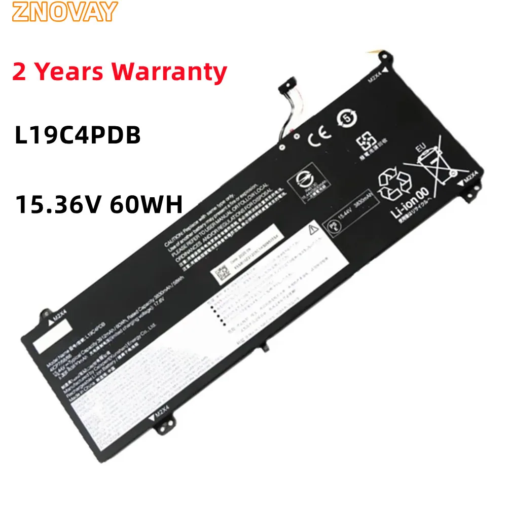 

ZNOVAY L19C4PDB 15.36V 60WH 3907mAh Laptop Battery For Lenovo ThinkBook 14/15 G2 ITL 2021 14 G3 ACL L19M4PDB