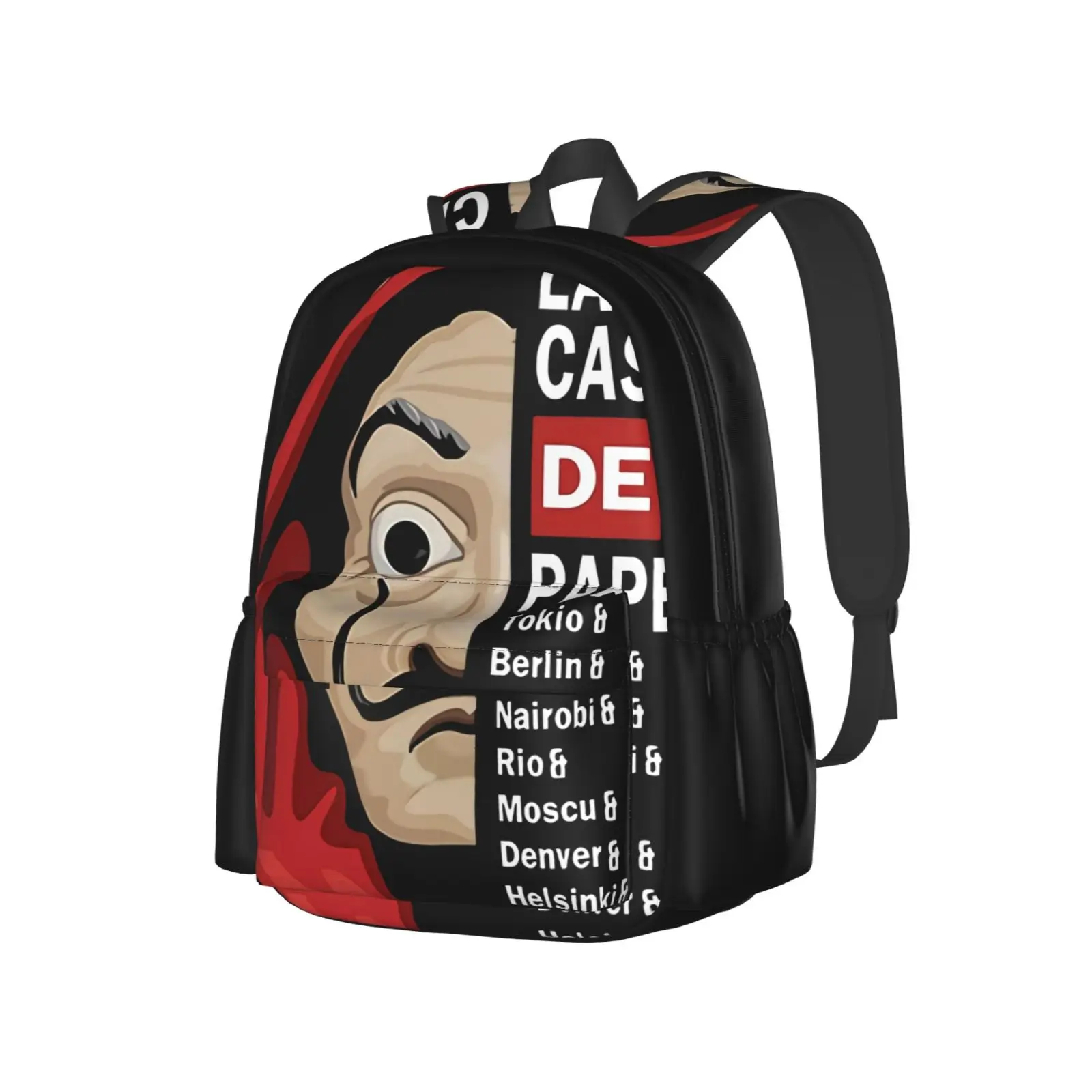 

Бумажная мужская сумка для бумажного дома, рюкзак с черепом для женщин и мужчин, сумка для обуви, веревки, сумки