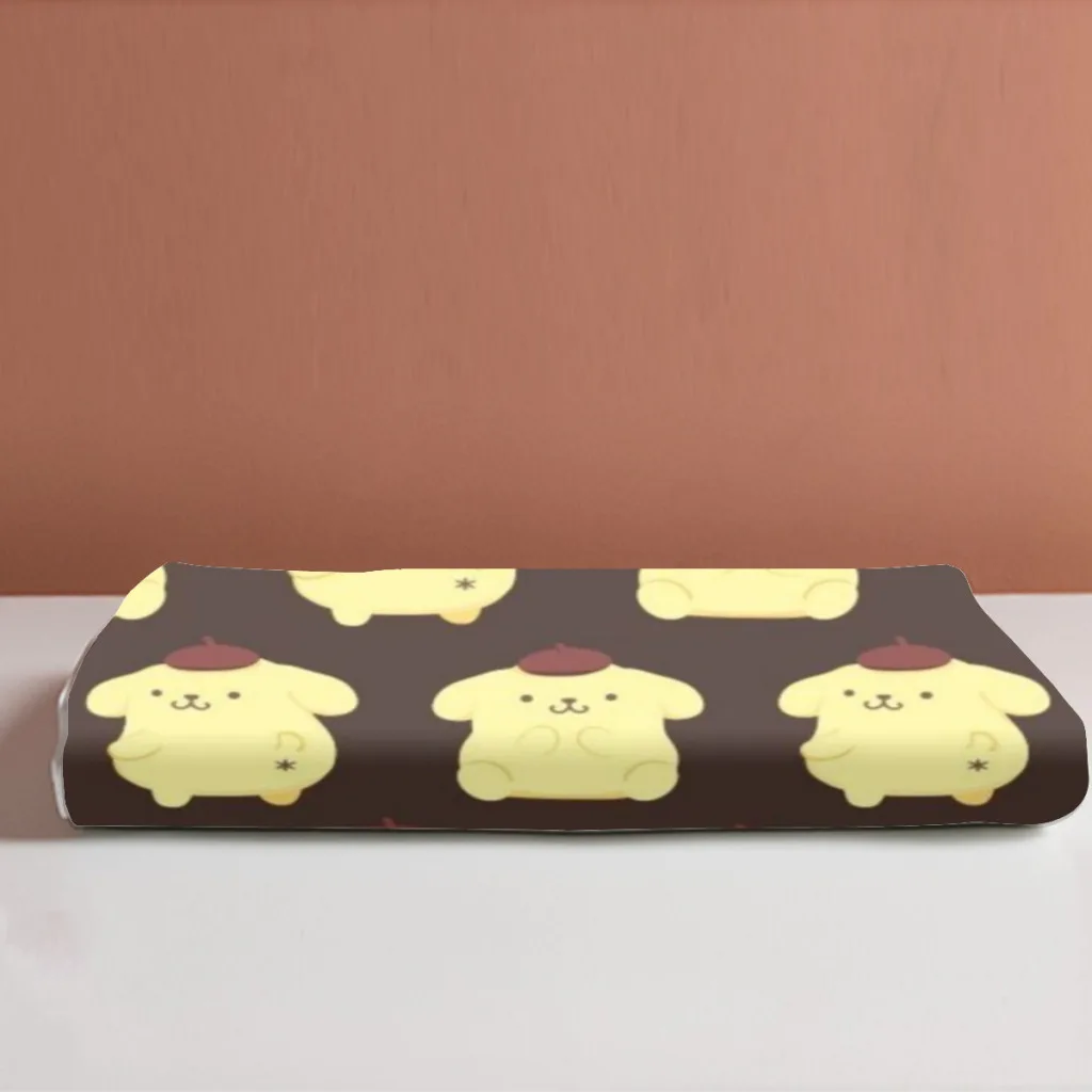 Постельное белье Sanrio Pompompurin в комплекте одинарное льняное покрывало