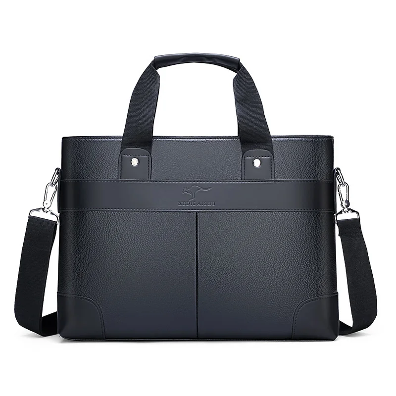 Men's Briefcase PU Leather Handbag Bag Luxury Men's Business Bag Briefcase Purse Male Briefcase Shoulder Bag Office Bag Handbag