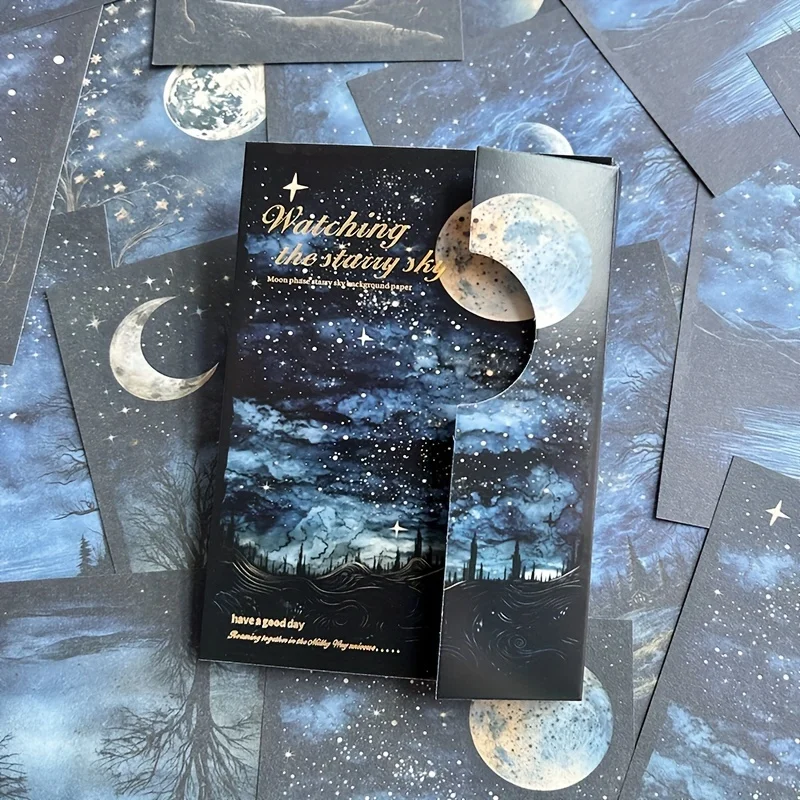 

Бумага для скрапбукинга "Луна Звезда"