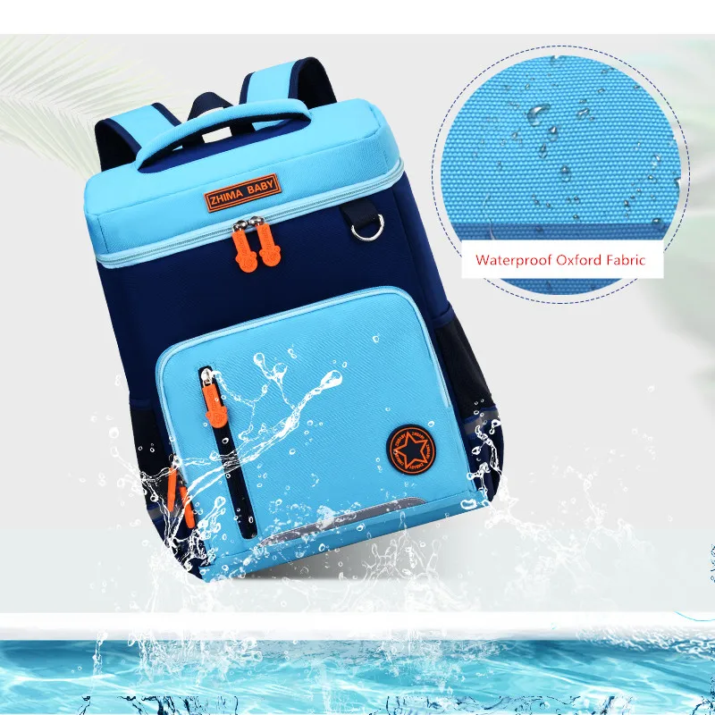 British style student orthopedic backpack for boys girls Primary School bags girls cute Backpacks Waterproof school bag mochila