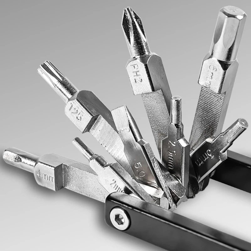 

20 In1 Repair Tools Sets Multi Function Foldable Hex Spoke Wrench Mountain Road Bikes Repair Screwdriver J60F