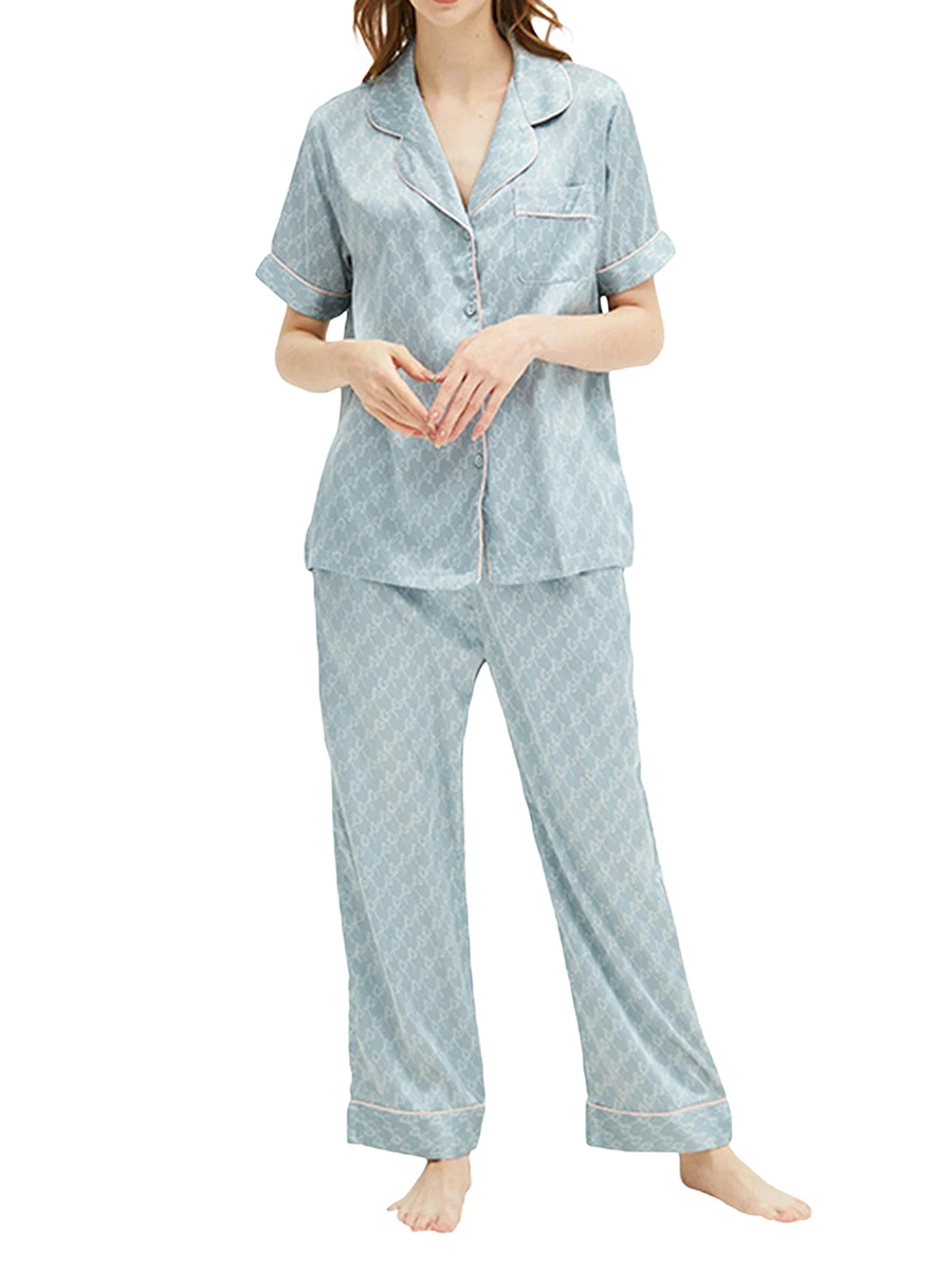 

Women s Floral Print Satin Pajama Set with Lace Trimmed Camisole and Shorts Loungewear Outfits