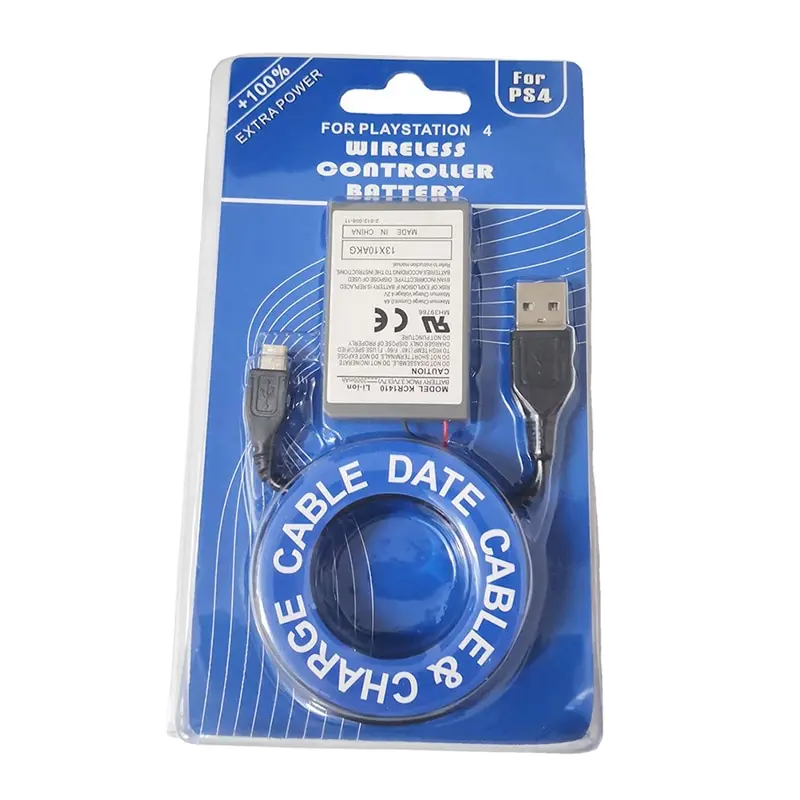 Аккумулятор для контроллера PS4 3,7 в, 2000 мАч, для беспроводного контроллера PlayStation 4