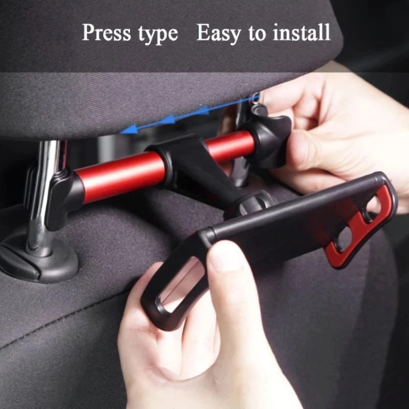 1pcs Tablet Car Holder Seat Car Rear Pillow Phone Holder Rear Headrest Mounting Bracket for iPhone X8 iPad Mini Tablet 4-11 Inch