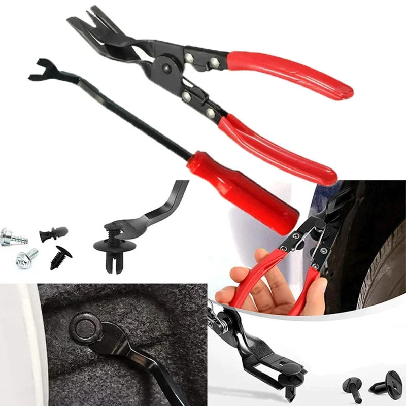 

Professional Car Headlight Repair Installation Pliers Tool Trim Clip Removal Pliers for Car Door Panel Dashboard Removal Tool