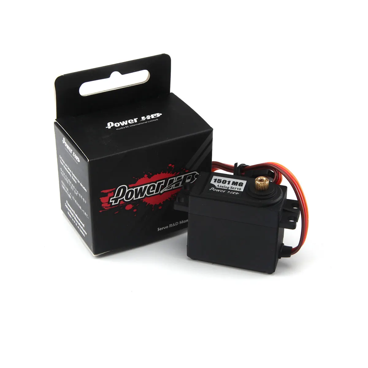 

Power HD-1501MG High Torque Servo 17kg/cm 1.14s Copper Gear ZYHOBBY