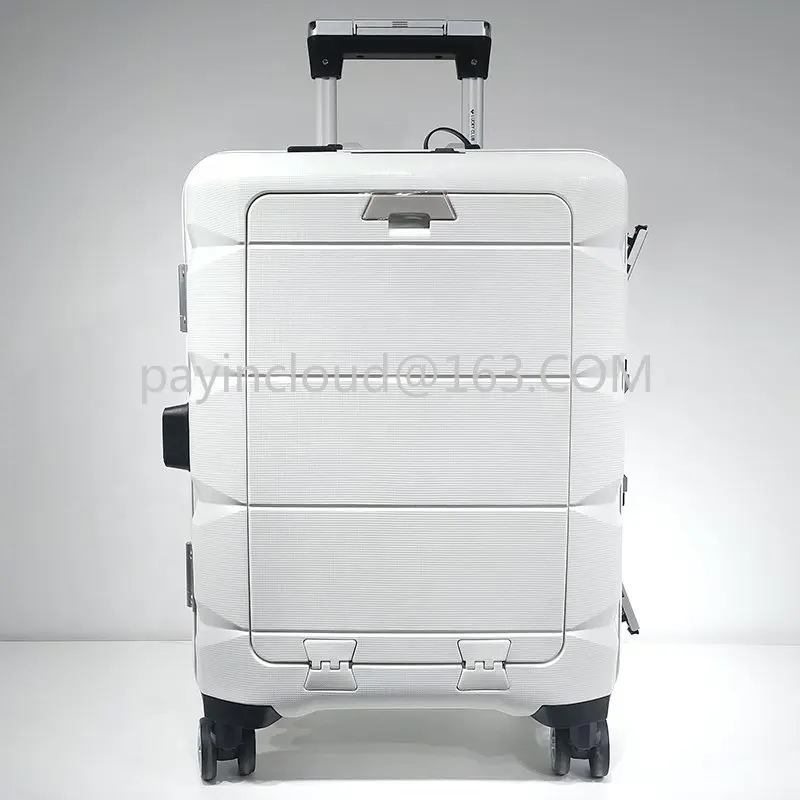 

Многофункциональный чемодан с держателем для телефона и ноутбука, дорожная сумка-колесо на колесиках, деловая дорожная Компактная сумка с USB-портом, 20 дюймов
