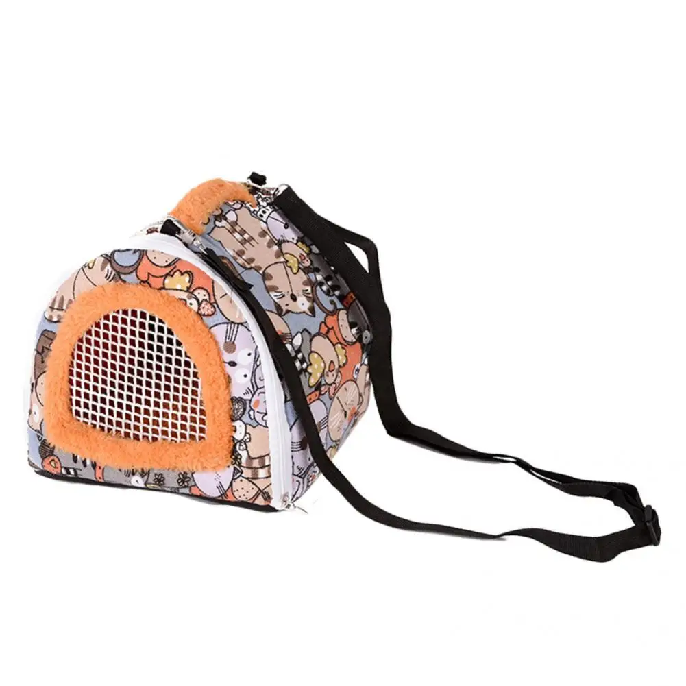

Soft Stylish Hamster Chinchilla Rabbit Carrier Portable Hedgehog Bag Fashion Print for Outdoor