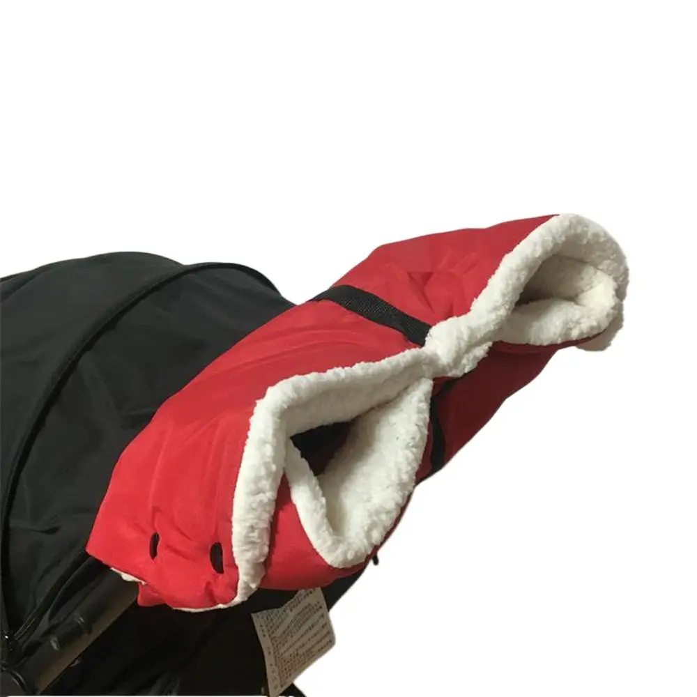 

Winter Windproof Waterproof Polar Fleece Cold-proof Men Warm Gloves Hand Muff Baby Stroller Gloves Stroller Hand Cover