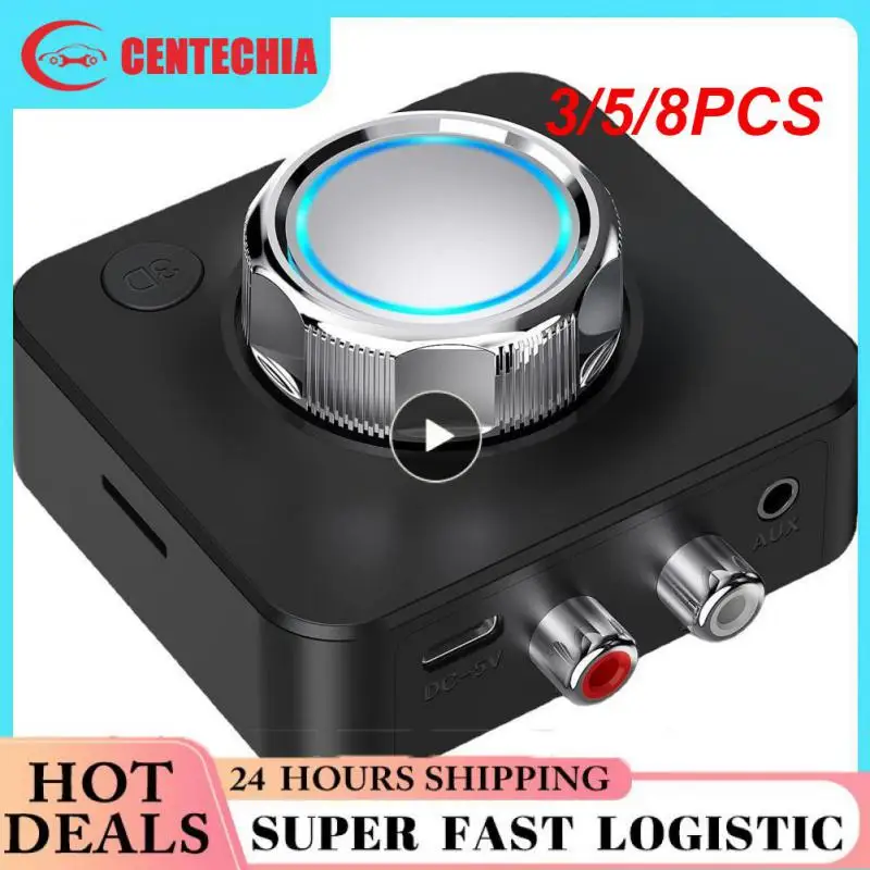 

3/5/8PCS Enioy The Wireless Music Wireless Adapter Good Sound Effect Receiver Two Music Mode Wired Speaker Headphone