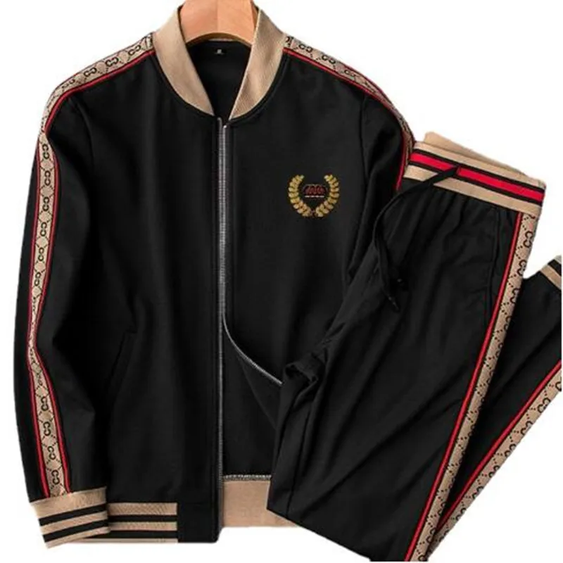 

New Fashion Designer Tracksuit Spring Autumn Casual Unisex Sportswear Mens Track Suits High Quality Hoodies Men Clothing