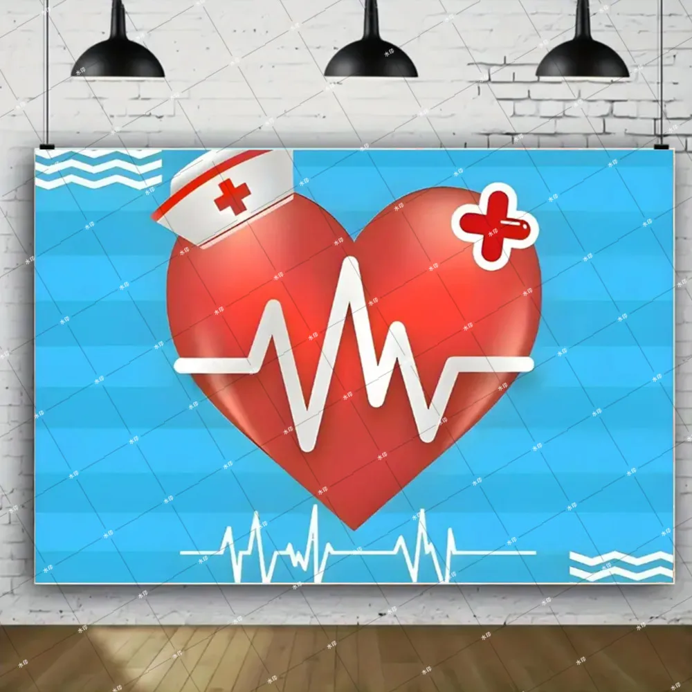 Доктор Медсестра Выпускная тема Медицинская скорая помощь Выпускной фон День