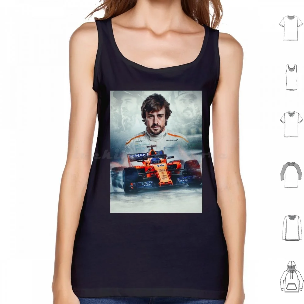 

Fernando Alonso Tank Tops Print Cotton Fernando Alonso Fernando Alonso
