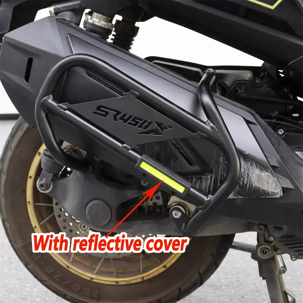 Спинка сиденья для багажной платформы VOGE SR450X, задняя полка Loncin LX400T, спинка пассажирского сиденья, поясничная опора, защита выхлопной трубы (art.: 3920dbee989e1) - 3920dbee989e1