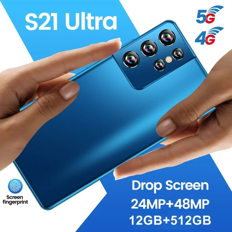 

6.3-Inch S21ultra Android Foreign Trade Smart Phone with Low Price