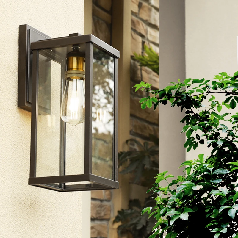 

Corridor Wall Villa Balcony Modern Garden Gate Waterproof Wall Lamp Lamp Garden Lamp Terrace Outdoor Simple Walkway Exterior