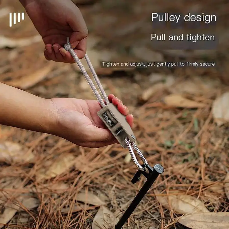Шнур для кемпинга регулируемый водонепроницаемый светоотражающий шнур палатки