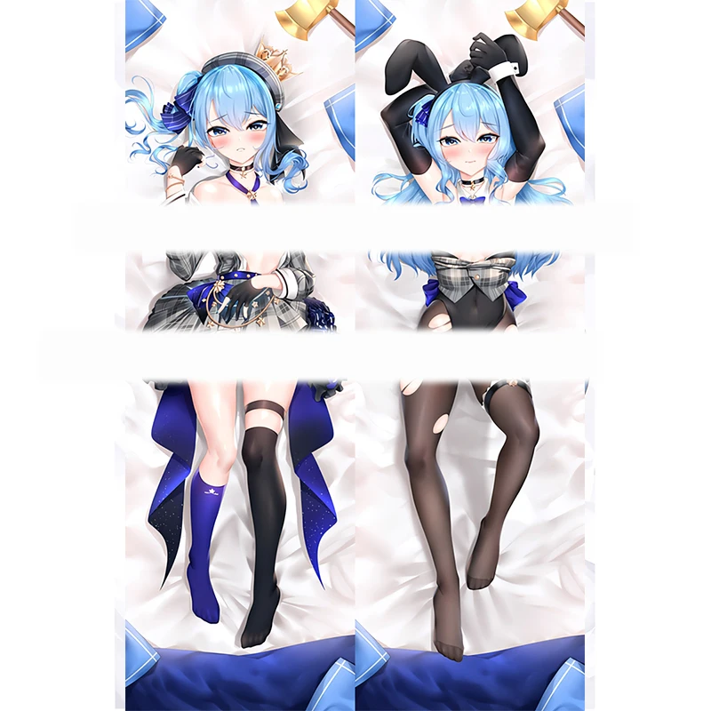 Hoshimati Suisei YOUTUBER HOLIVE GIRL Секс Dakimakura Hing Чехол для тела Подушка отаку кровати Ings