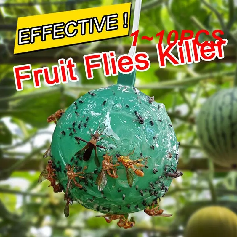 Подвесные шарики летающие ловушки для фруктов липкие Отпугиватель вредителей