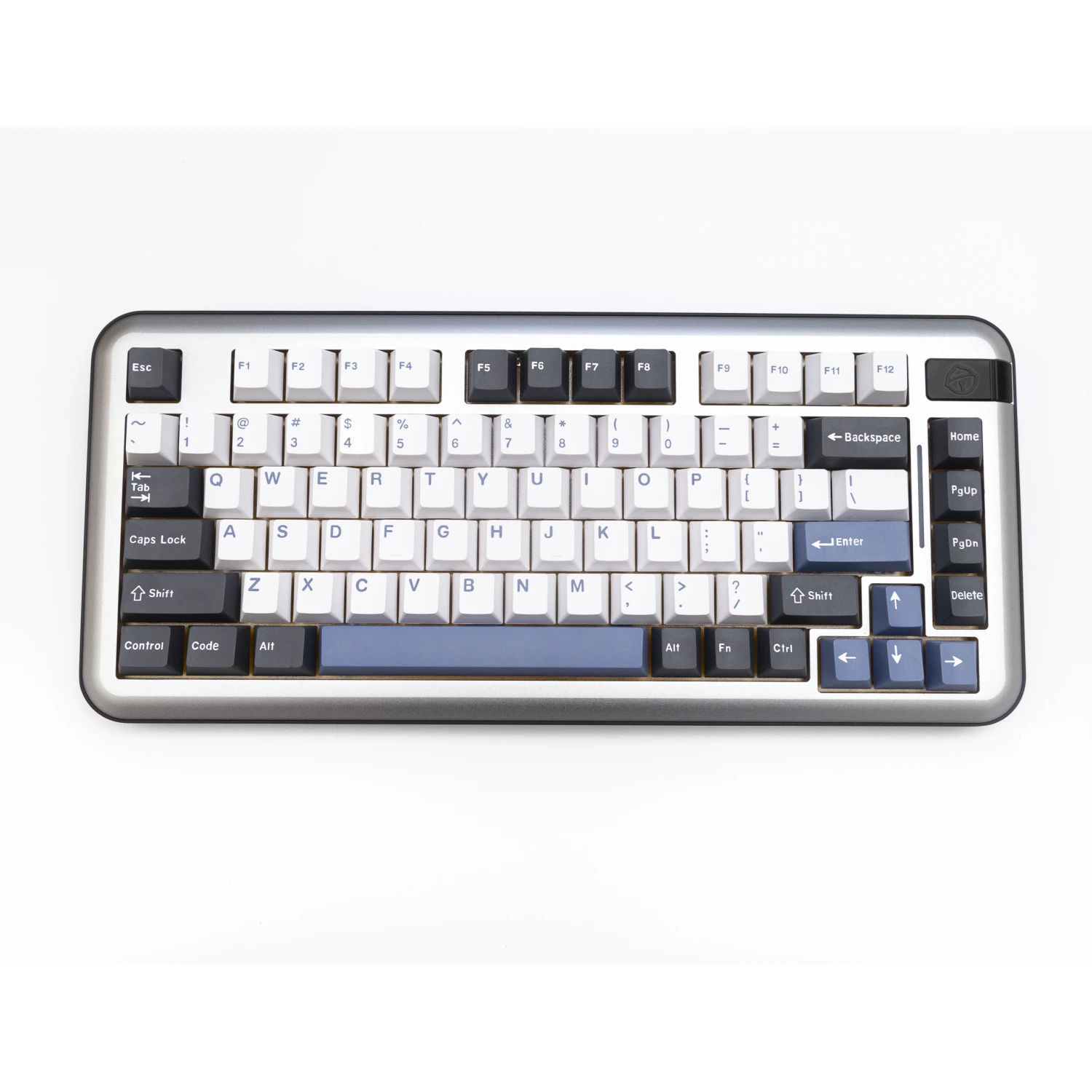 Фото Колпачки для клавиш Arctic GMK 173, колпачки для клавиш Cherry Profile Double Shot PBT для механической клавиатуры MX Switch, черные, белые колпачки для клавиш ISO DIY №5