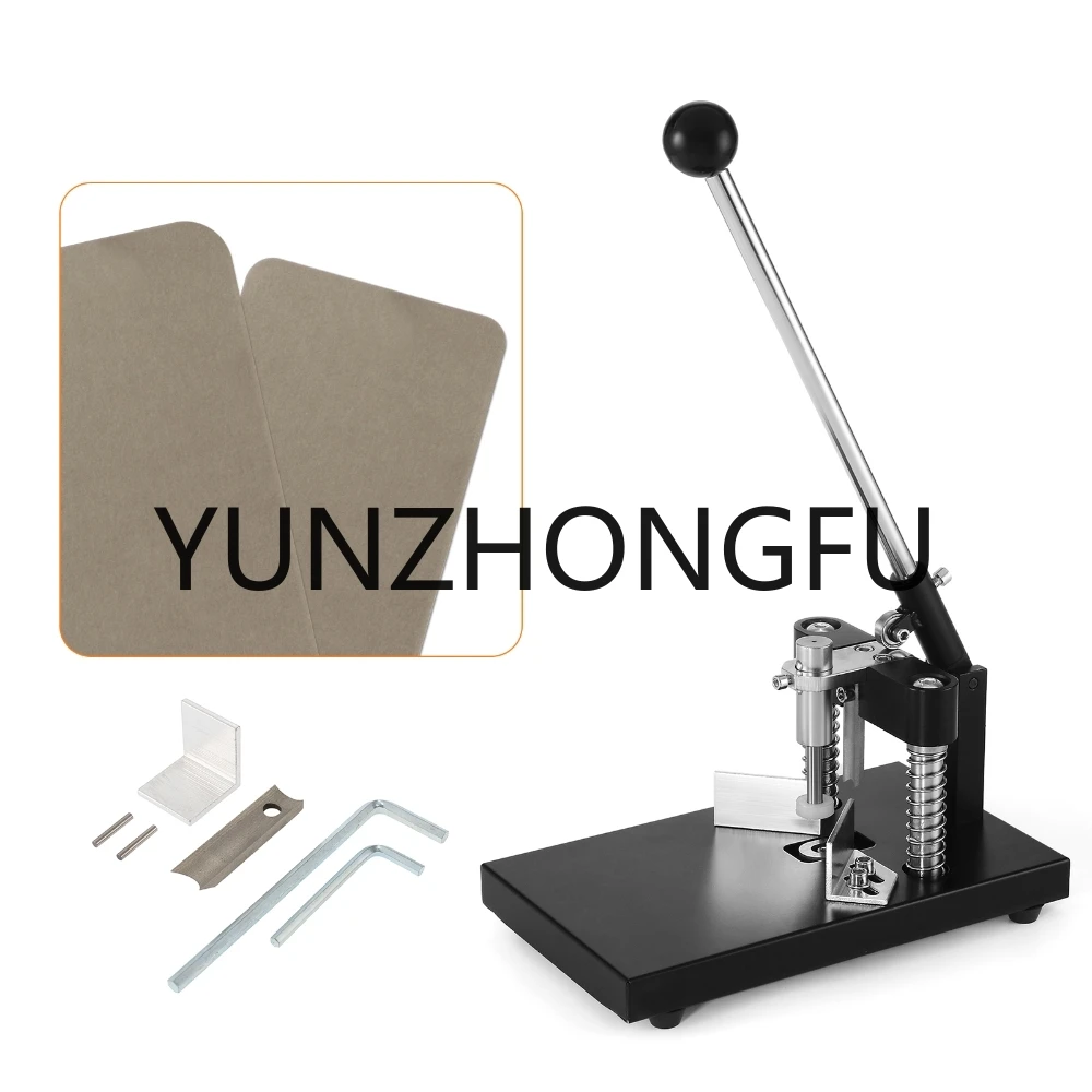 

Стальной металлический промышленный пробойник A3 для офисной бумаги, угловой обрезной станок, Ручная обрезка R6 мм, R10 мм