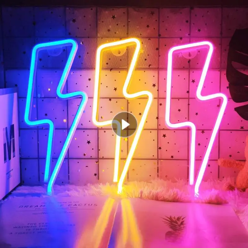 

Светодиодный неоновый ночник для дома, декоративный неоновый светильник с питанием от USB, настенная лампа, комнатное украшение для дома веч...