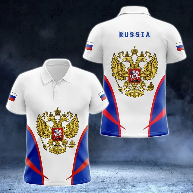 Русский флаг на одежде